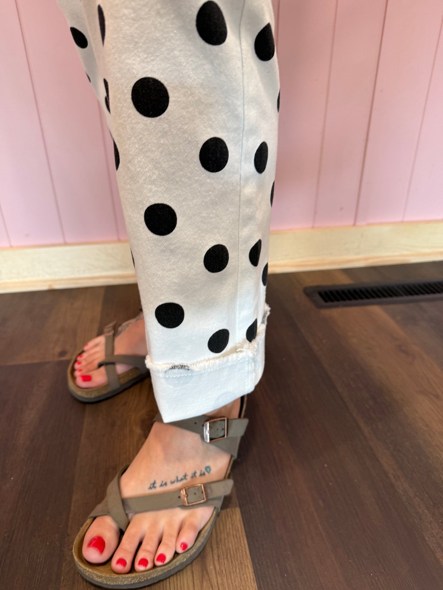 Polka Dot Denim
