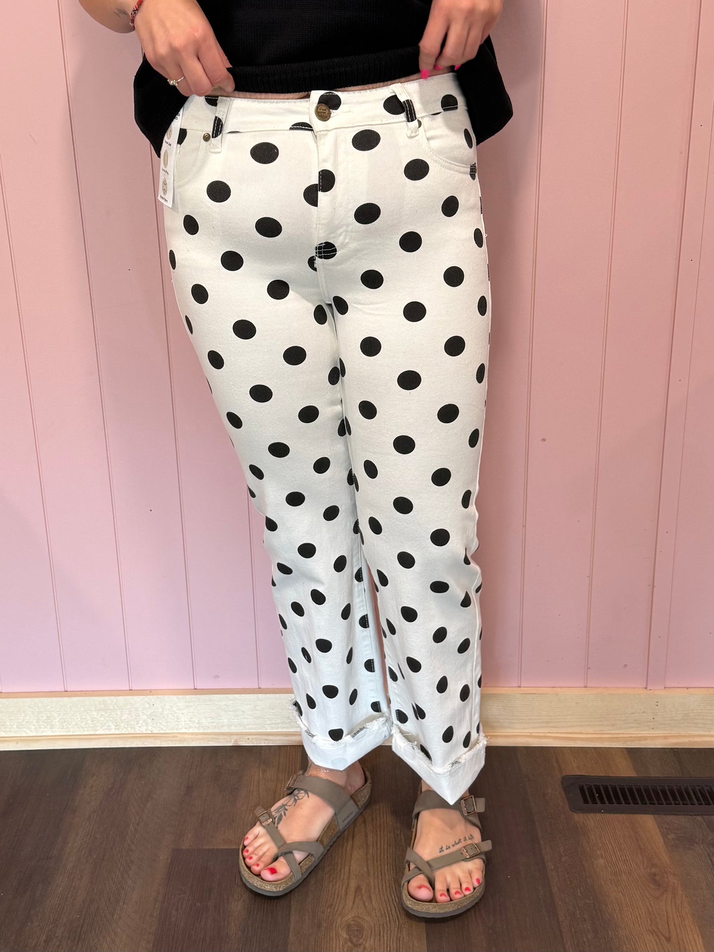 Polka Dot Denim