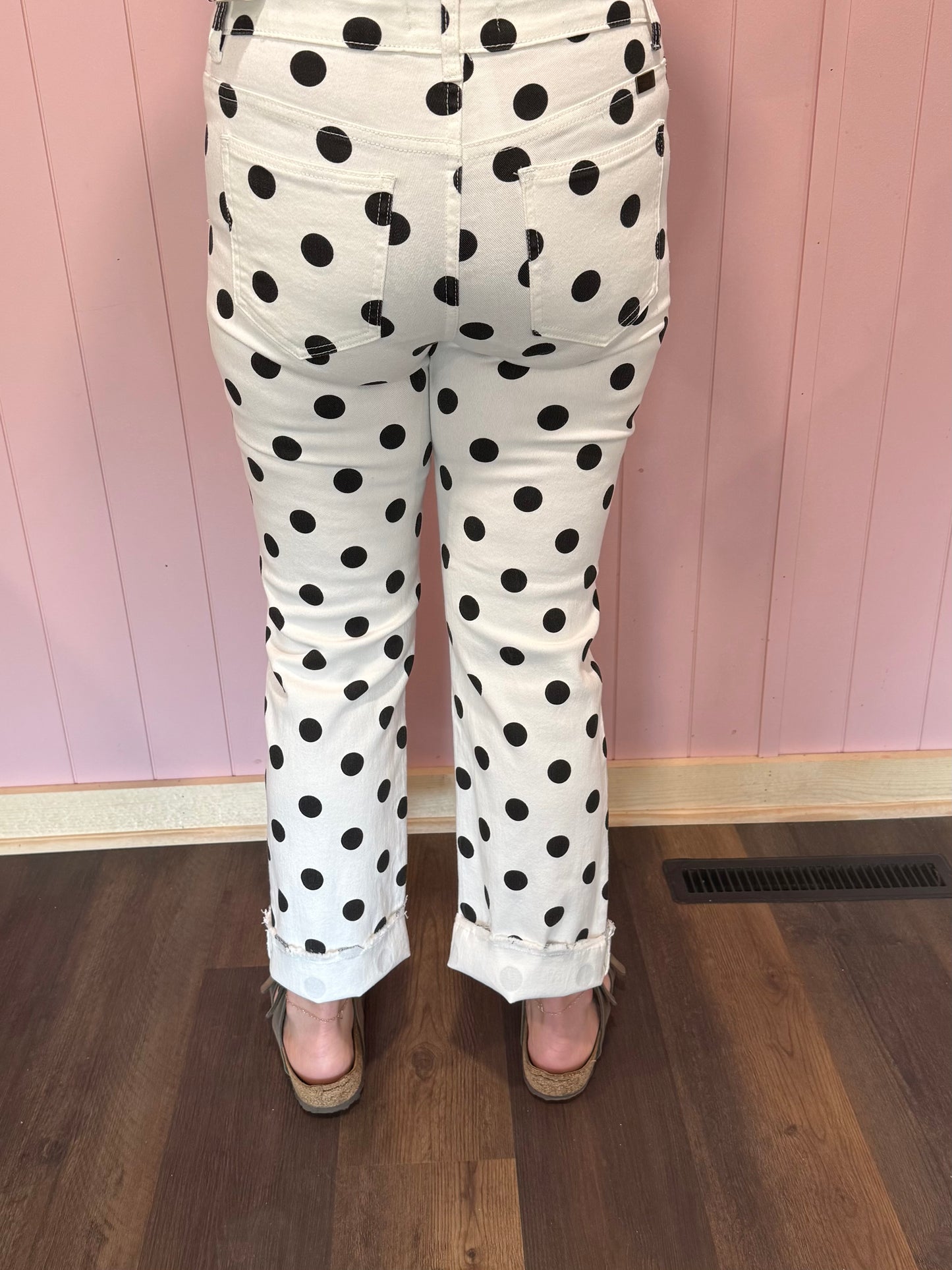 Polka Dot Denim